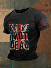 Men's England Flag  Printed Short Sleeve T-shirt